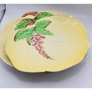 Vintage Carlton Ware FOXGLOVE Porcelain dishes (set of 2)made In England